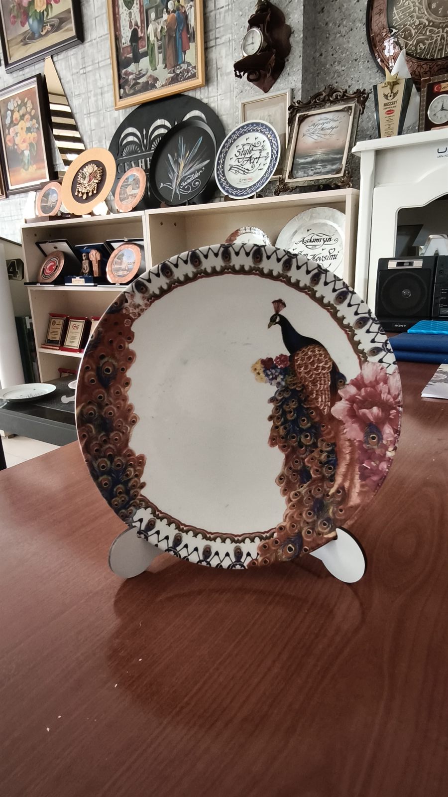 Kaligrafi (Tabak, Tasarım, Fon) — Çalışma 17